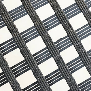 Warp Knitted Polyester grid Composite Geotextile