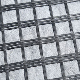 Warp Knitted Polyester grid Composite Geotextile